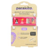 Bracelet anti-moustique rechargeable Kids princesse