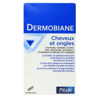 Dermobiane cheveux & ongles 40 gélules