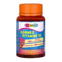 60 gommes Vitamine D3 Arôme naturel fraise