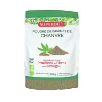 Poudre de graines de chanvre bio 200g