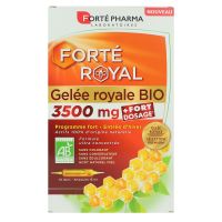 Gelée Royale bio 3500mg 10 ampoules