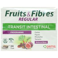 Fruits et fibres Regular transit intestinal 24 cubes