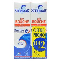 Nez bouché bébé dès 3 mois spray hypertonique 2x100ml