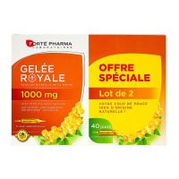 Gelée royale 1000mg 2x20 ampoules