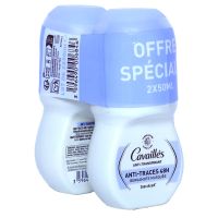 Absorb+ déodorant anti-transpirant anti-traces 48h roll-on toute peau 2x50ml