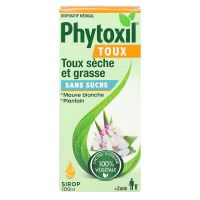 Toux sèche et grasse sirop sans sucre 100ml