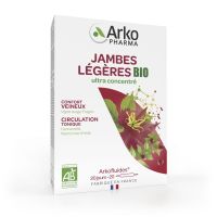 Jambes légères bio Arkofluides 20 ampoules