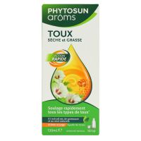 Sirop toux sèche et grasse arôme orange 120ml