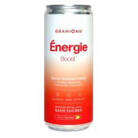Boisson pétillante énergie Boost vitalité agrumes 330ml