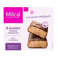 6 barres minceur chocolat