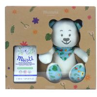 Coffret Musti bébé eau soin parfumée 50ml + peluche