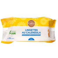 70 lingettes nettoyantes calendula