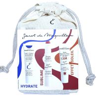 Pochon beauté lait creme baume couleur et soin Blush peau
