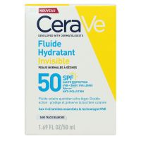 Fluide solaire invisible SPF50 Haute protection visage 50ml