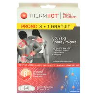 ThermHot cou dos épaule poignet 4 patchs chauffants