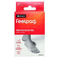 FeetPad 1 protecteur gel petit orteil modele bilatéral taille unique
