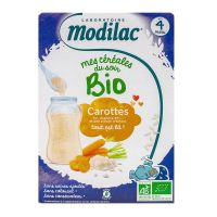 Mes céréales du soir bio dès 4 mois carottes 250g