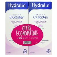 Quotidien gel lavant 2x400ml