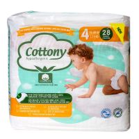 28 couches coton bio taille 4 (7-18kg)