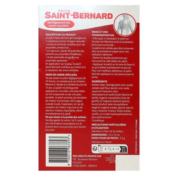 3 patchs chauffants douleurs musculaires et articulaires