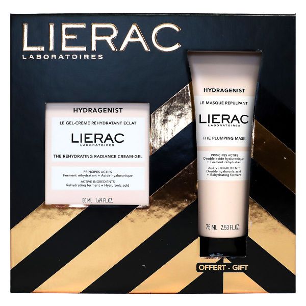 Coffret Hydragenist le gel creme rehydratant éclat 50ml + le masque repulpant 75ml offert