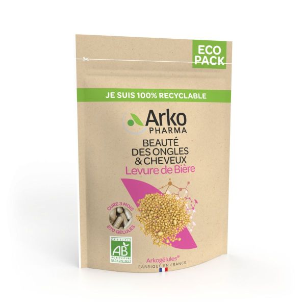 Arkogélules recyclable levure de bière bio 270 gélules