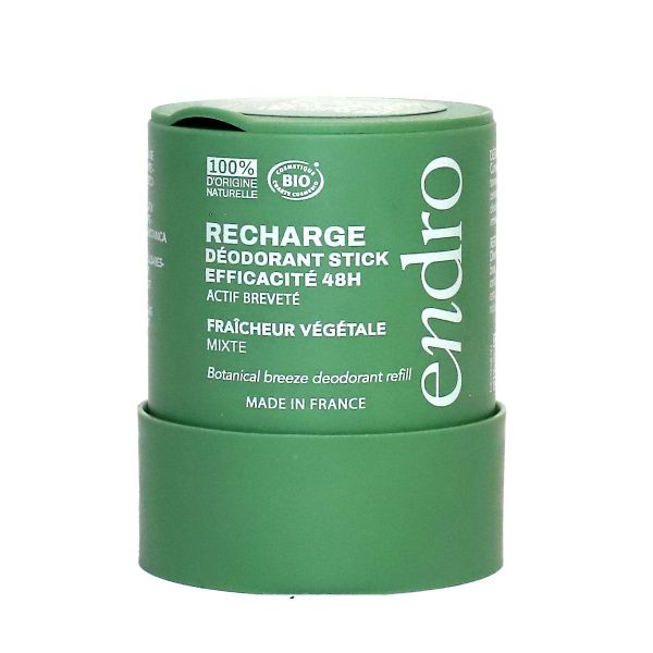 Recharge déodorant fraicheur vegetale bio stick 48h 50g