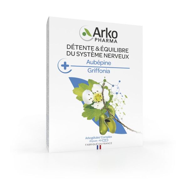 Arkogélules Complex détente & équilibre 40 gélules