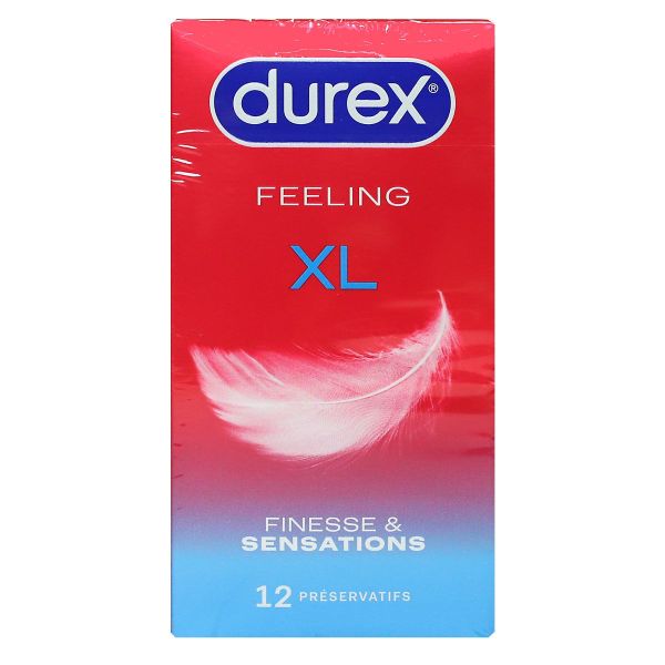 Feeling XL 12 préservatifs finesse et sensations