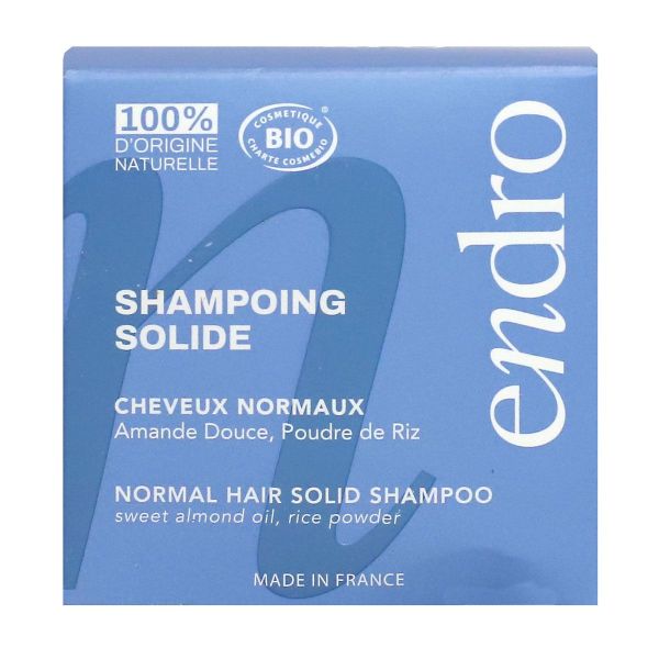 Shampoing solide bio cheveux normaux 80ml