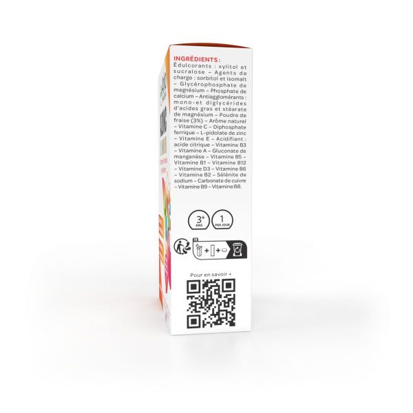 Azinc junior vitalité 30 comprimés - fraise