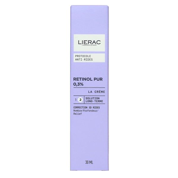 Protocole anti-rides Retinol pur 0,3% crème 30ml