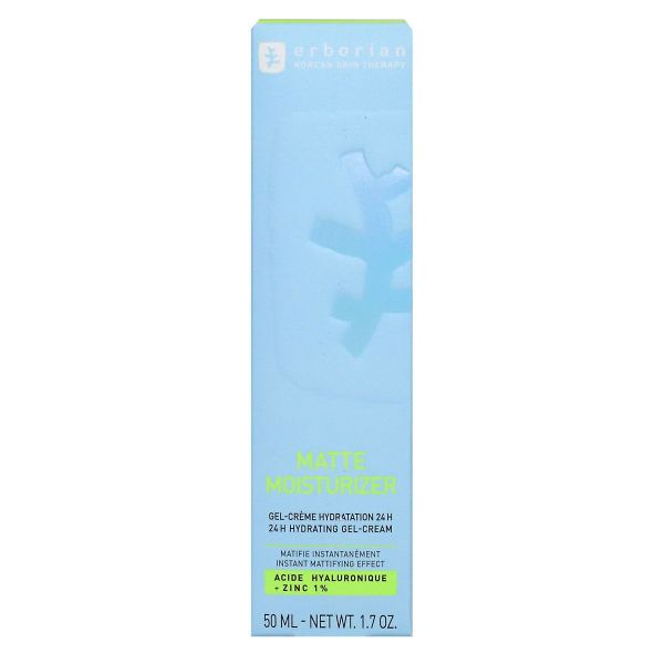 Matte Moisturizer gel creme hydratation 24h 50ml