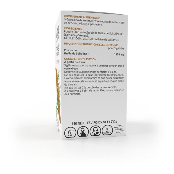 Spiruline 150 Arkogélules