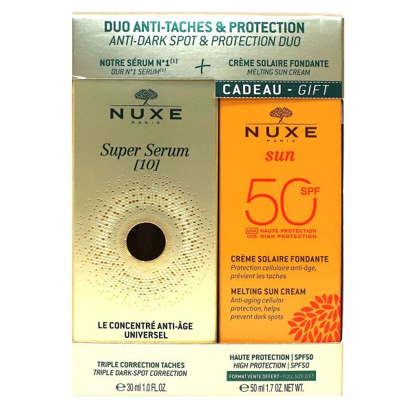 Coffret Super serum [10] 30ml + Sun creme solaire fondante SPF50 50ml offerte