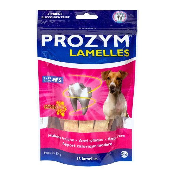 Prozym lamelles chien S 5-15kg 15 sticks