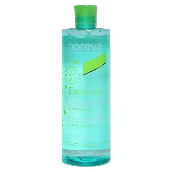 Exfoliac eau micellaire nettoyante visage yeux peau à imperfection 400ml