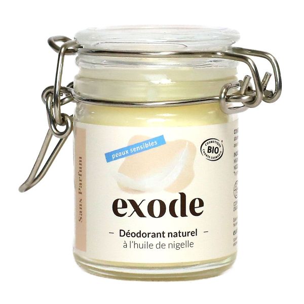 Déodorant baume naturel bio huile nigelle sans parfum peau sensible 50g
