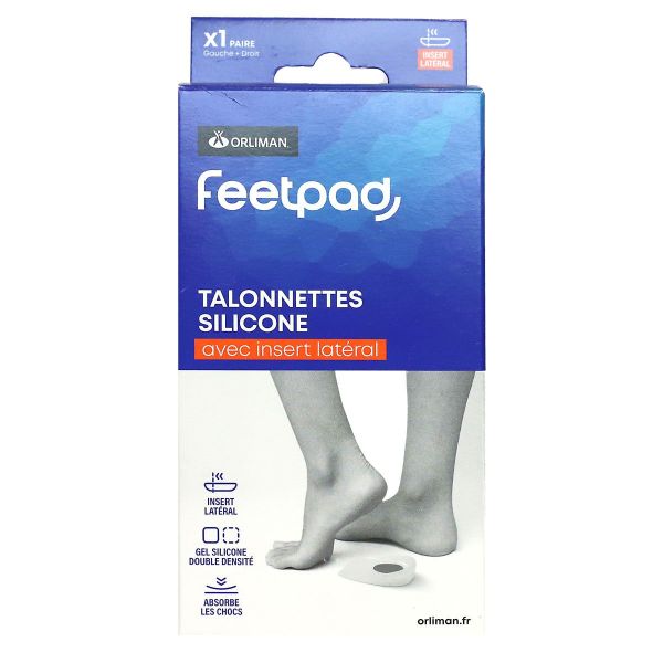 FeetPad 2 talonnettes silicone insert latéral gauche + droit taille 3