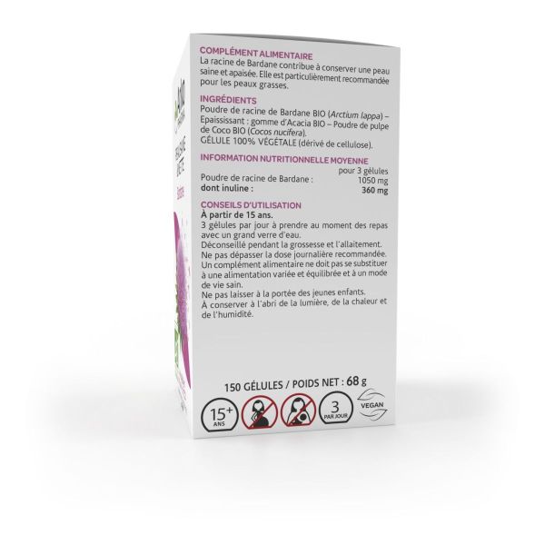 Arkogélules bardane 150 gélules