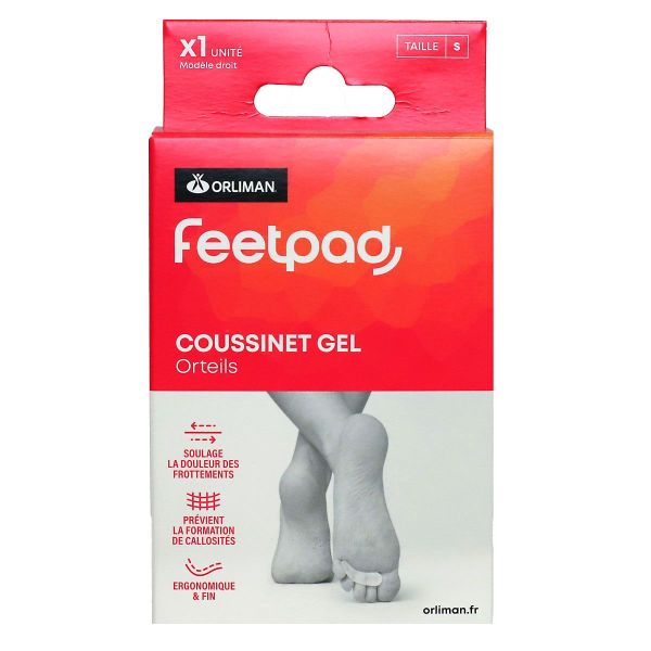 FeetPad 1 coussinet gel orteils modèle gauche taille S