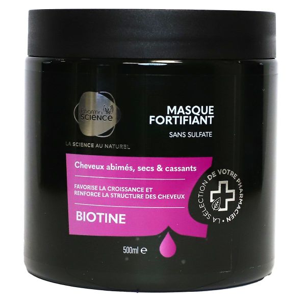 Masque fortifiant Biotine cheveux abimés 500ml