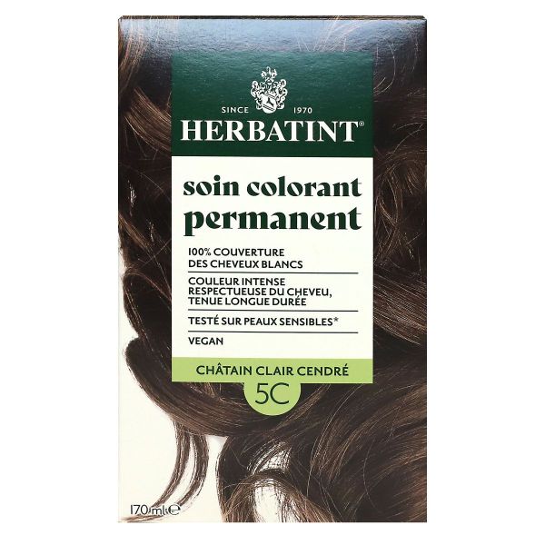 Soin colorant permanent 100% couverture cheveux blancs Noir IN 170ml