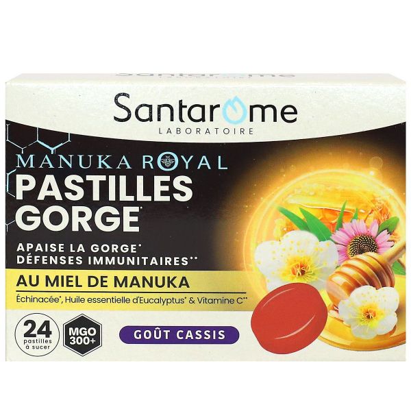 Manuka Royal 24 pastilles gorges à sucer