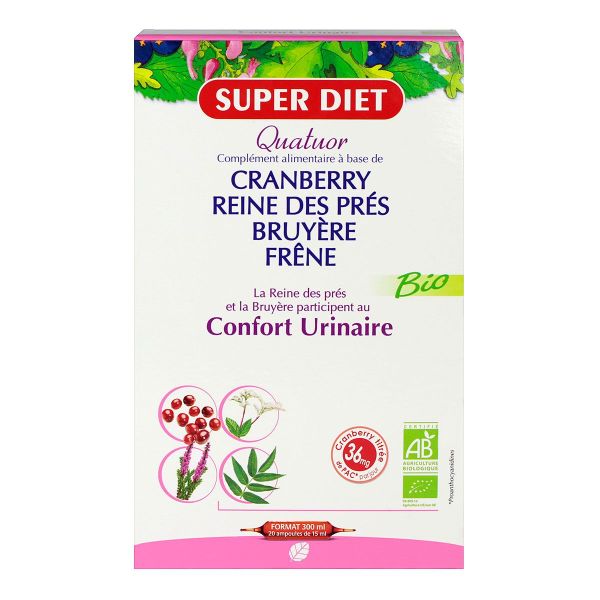 Quatuor confort urinaire 20x15ml