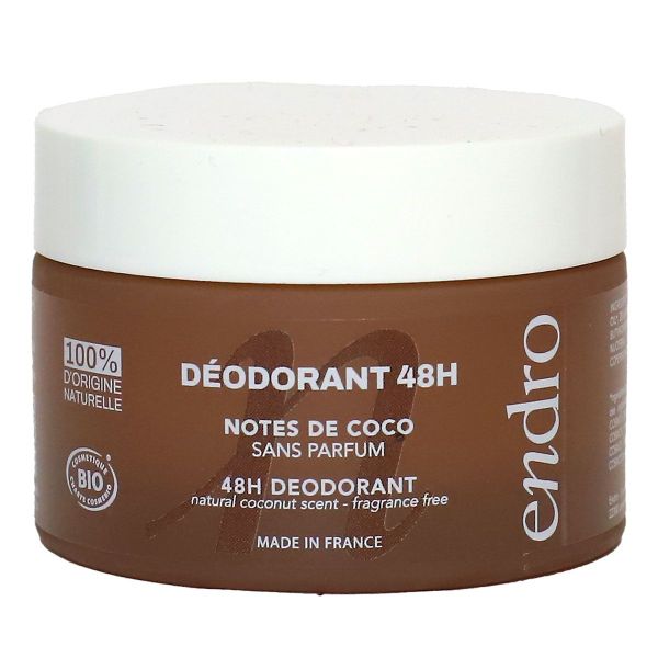 Déodorant 48h bio notes de coco 50g