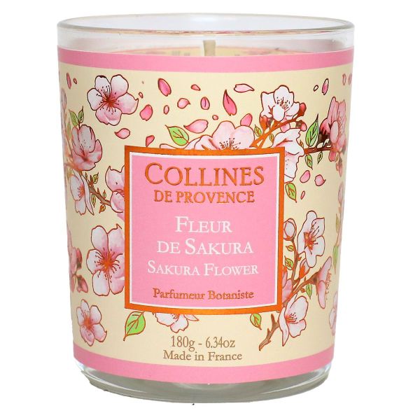 Bougie parfumée Les Estivales Fleur de Sakura 180g