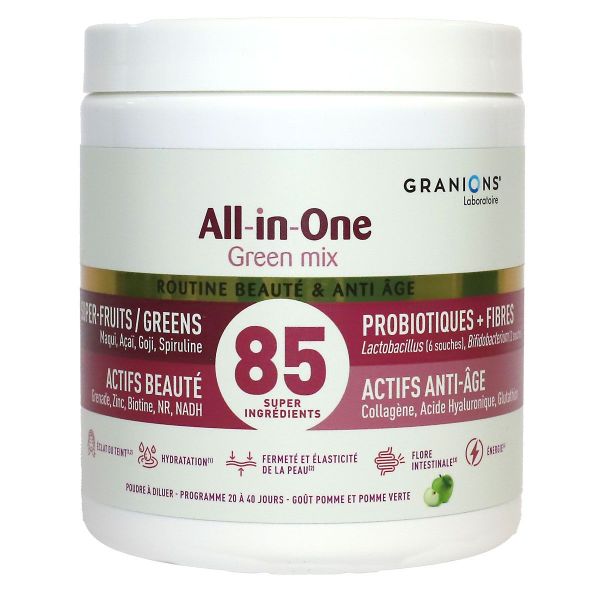 All-in-One routine beauté et anti-âge fruits rouges 146g