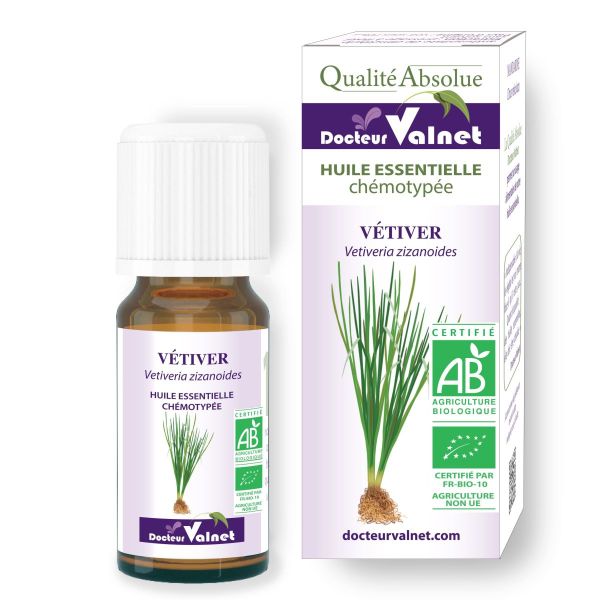 Huile essentielle vétiver bio 10ml