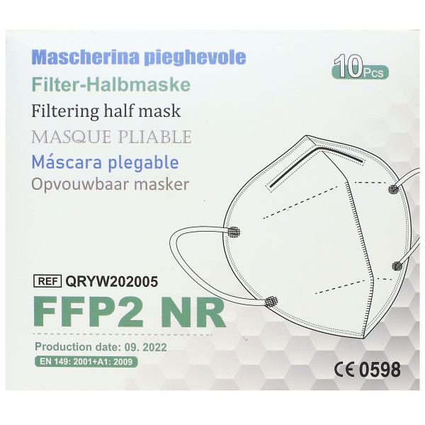 10 masques EPI FFP2 NR